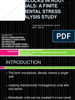Monoblocks in Root Canals