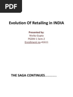 Evolution of Retailing in INDIA