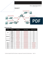 Lab 3.5.2: Subnetting Scenario 1: Topology Diagram