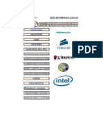 List A Actual en Excel