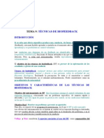 Tecnicas de Intervencion C C 1-Tema 9 Técnicas de Biofeedback (Apuntes Examenes Psicologia Uned Esquemas Resumen)