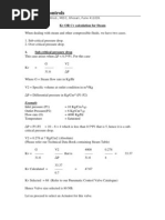 KV or CV Calculation For Steam