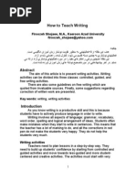 Teaching Writing