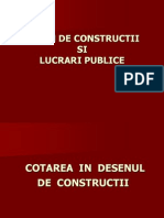 Cotarea in Desenul de Constructii