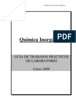 Cátedra de Laboratorio de Química Inorgánica