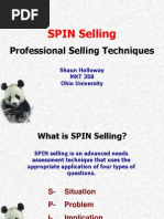 Spinselling