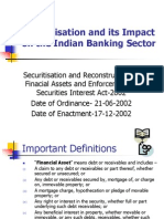 Securitisation and Its Impact On The Indian Banking Sector