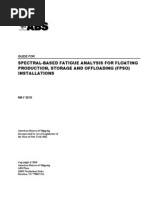 Fpso-Sfa Guideline by ABS