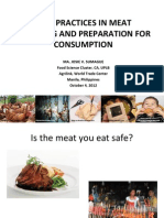 Safe Practices in Meat Handling and Preparation