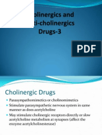 Cholinergics and Anticholinergics Drugs