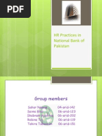 HR Practices in National Bank of Pakistan