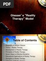 Glasser's "Reality Therapy" Model