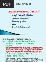 Chromatographic Theory: Prof. Derick Carboo