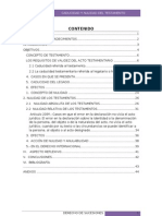 Caducidad y Nulidad de Testamento