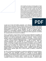 Trabajo Maestria Acerca de Bolívar, Montesquieu y Rousseau en Su Discurso de Angostura