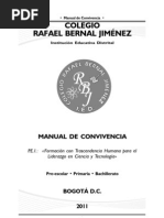 Manual Colegio Rafael Bernal en Bogotá