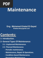 Maintenance Types