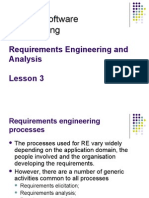 Lesson 3 Requirements Engineering and Analysis