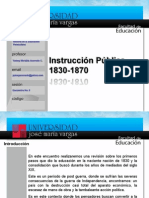 Instruccion Publica 1830-1870