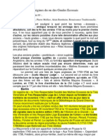 Origine Du Ou Des Grades Écossais PDF