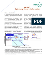 Kao Optimized Coacervation Formation