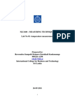 Temperature Measurement Lab Report PDF