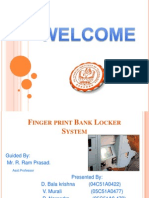 Fingerprint Based Bank Locker System