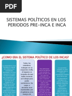 Sistemas Políticos en Los Periodos Pre-Inca e Inca