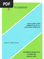 Contaminación Ambiental en La Amazonía Peruana