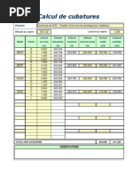 Topographie - Calcul de Cubatures