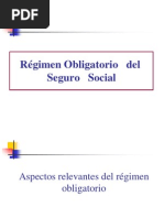 Regimen Obligatorio Del Seguro Social