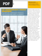 SAP Strategy Management Deliver On Corporate Strategy With Enterprise-Wide Alignment PDF