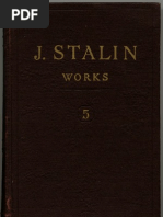 Stalin's Works, Volume 5