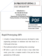 Rapid Prototyping Technique