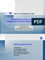 Hubungan Etnik Di Era Penjajahan Hingga Kemerdekaan H