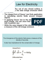 Gauss' Law For Electricity