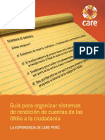 Guia Sobre Como Rendir Cuentas CARE Peru 2010