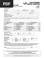 Microsoft Word - Enrolment Form - East09