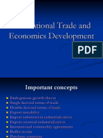 International Trade and Economics Development