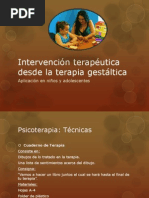 Intervención Terapéutica Desde La Terapia Gestáltica