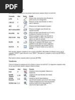 Herramientas de Autocad 2d