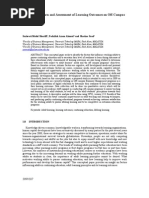 Readiness To Learn and Assessment of Learning Outcomes On Off-Campus Adult Learners