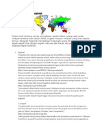 Pengertian Geografi Regional