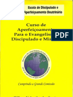 Curso de Aperfeiçoamento para o Evangelismo, Discipulado e Missões