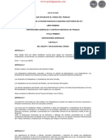 Ley 213 - 93 - Código Del Trabajo - Paraguay - Portalguarani