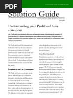 Solution Guide: Understanding Your Profit and Loss Statement