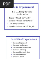 Ergonomics Training