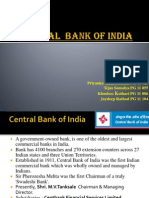 Central Bank of India Presentation