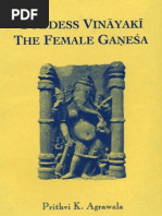 Agrawala Prithvi Kumar Goddess Vinayaki The Female Ganesa 65p