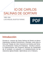 Sexenio de Carlos Salinas de Gortari